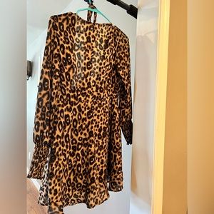 NWT long sleeve wrap dress.